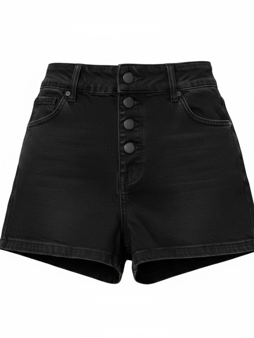 Forever 21 Size 29 (US S 4/6) Hi-rise Black button fly closure Shorts Cute!